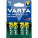 Varta Rechargeable NiMH Battery AA - 1.2 V DC - 2100 mAh - 4-Blister Card, 