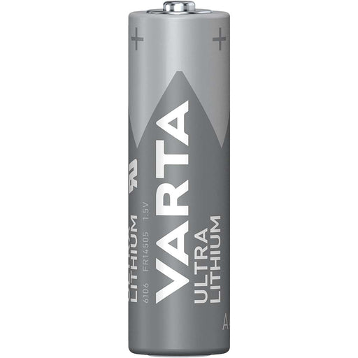 Varta Lithium Battery AA - 1.5 V DC, 2900 mAh, 2-Blister Card, 2-Blister Card - Grey / Silver