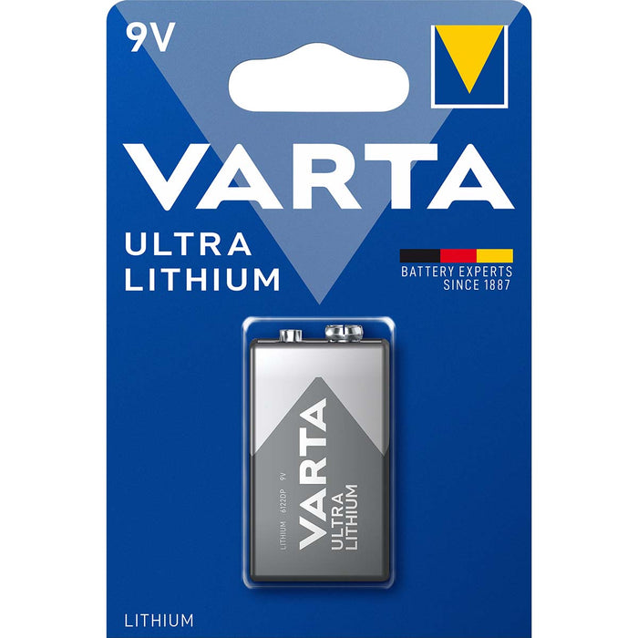 Varta Lithium Battery 9 V - 1200 mAh - 1-Blister, 