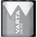 Varta Lithium Battery CR-P2 - 6 V DC, 1450 mAh, 1-Blister, 1-Blister - Grey / Silver