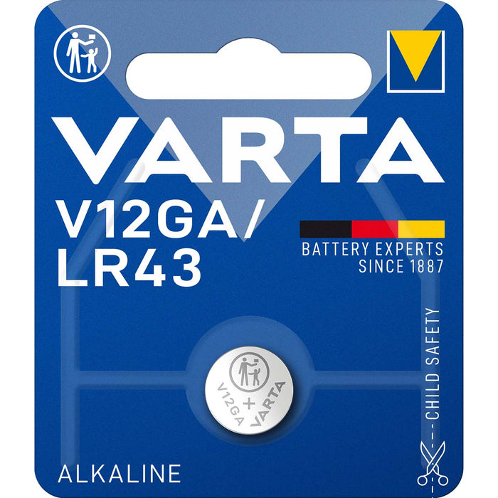 Varta Alkaline Button Cell Battery LR43 1.5 V 1-Blister