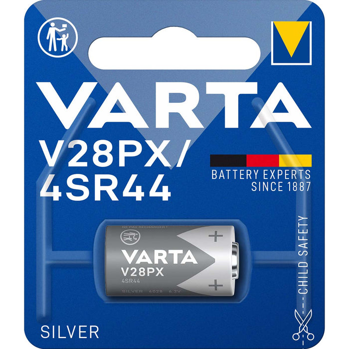 Varta Silver-Oxide Battery 4SR44 6.2 V 145 mAh 1-Blister