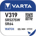 Varta Silver-Oxide Battery SR64 - 1.55 V DC, 16 mAh, 1-Pack, Watch - Silver