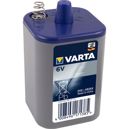 Varta Zinc-Chloride Battery - 6 V - 7500 mAh - 1-Pack, 