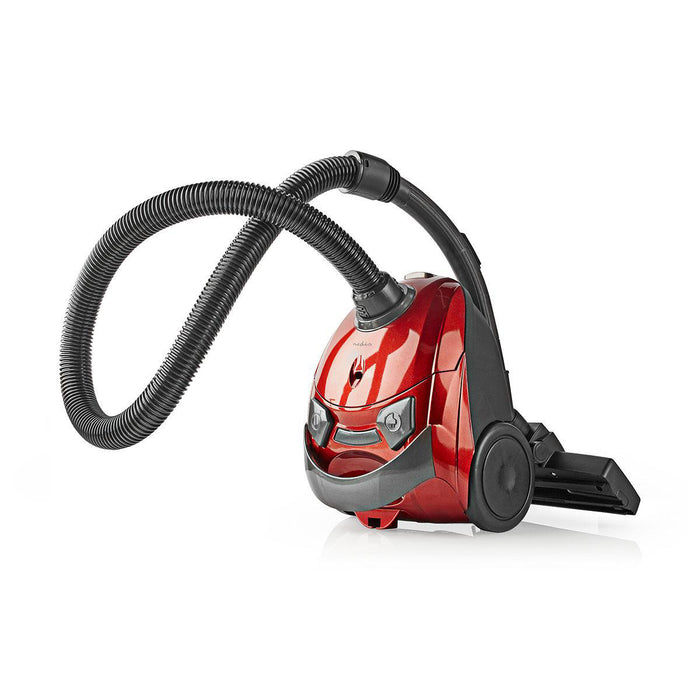 Nedis Vacuum Cleaner - With Bag, 700 W, Dust capacity: 1.5 l, Hepa - Anthracite / Red