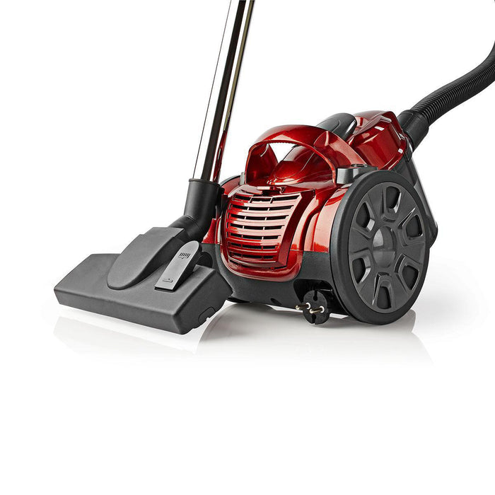 Nedis Vacuum Cleaner - Bagless, 700 W, Dust capacity: 1.5 l, HEPA air filter - Anthracite / Red