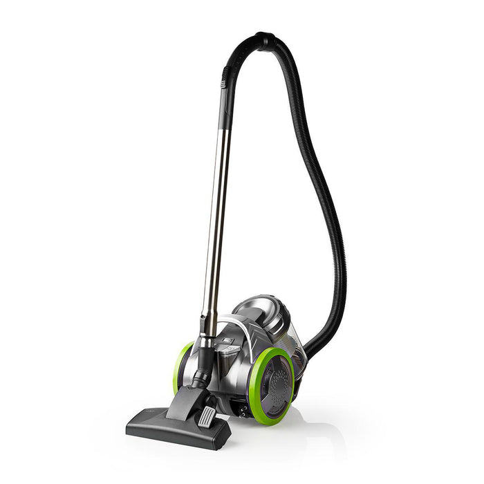 Nedis Vacuum Cleaner - Bagless, 700 W, Dust capacity: 3.5 l, HEPA air filter - Anthracite / Green