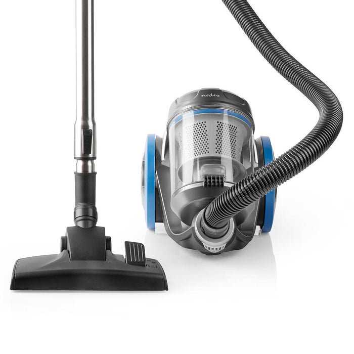 Nedis Vacuum Cleaner - Bagless, 700 W, Dust capacity: 3.5 l, HEPA air filter - Anthracite / Blue