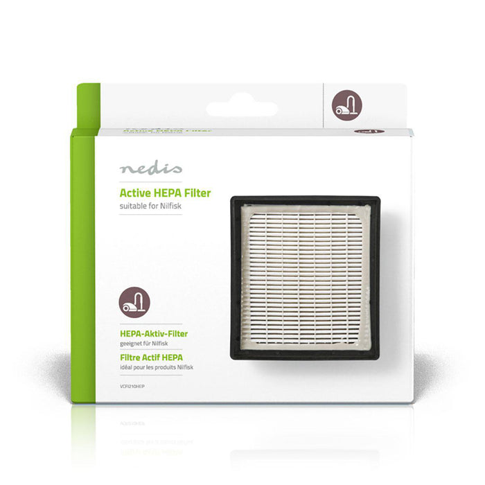 Nedis Replacement HEPA Filter - Replacement for: Nilfisk - Black / White, 