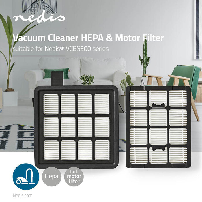 Nedis Vacuum Cleaner Motor Filter - Replacement for: Nedis - VCBS300-Series - Universally applicable, 