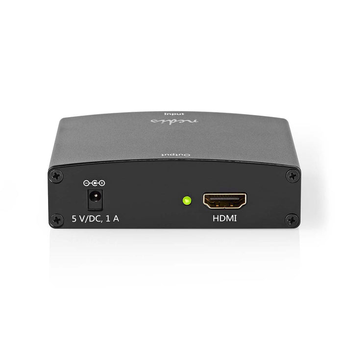 Nedis HDMI Converter - VGA Female / 2x RCA Male, HDMI Output, 1-way, Aluminium - Anthracite