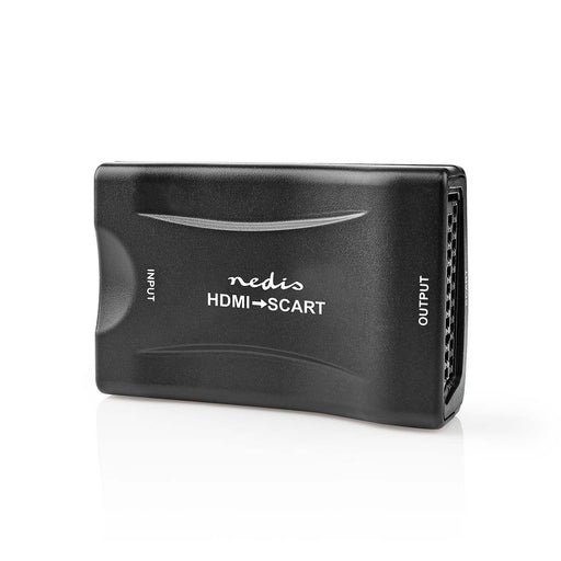 Nedis HDMI Converter - HDMI Input, SCART Female, 1-way, ABS - Black