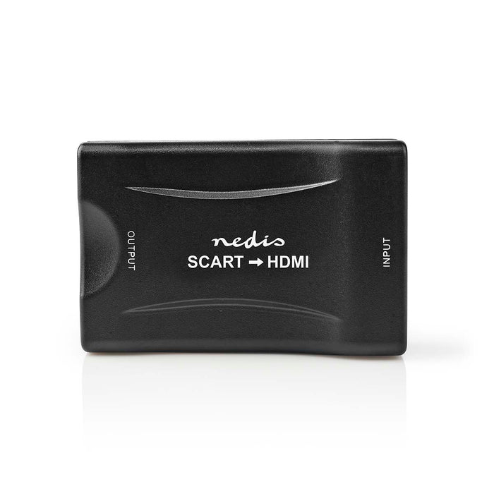 Nedis HDMI Converter - SCART Female, HDMI Output, 1-way, ABS - Black