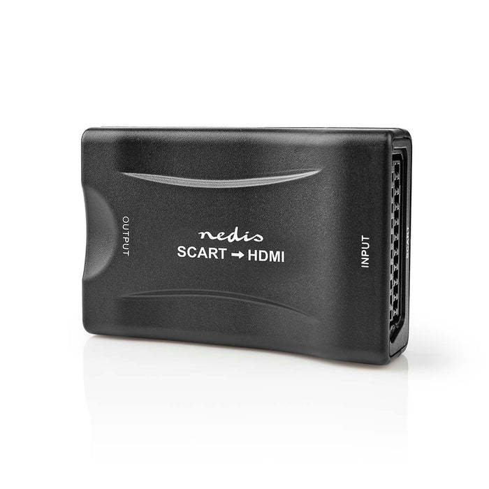 Nedis HDMI Converter - SCART Female, HDMI Output, 1-way, ABS - Black