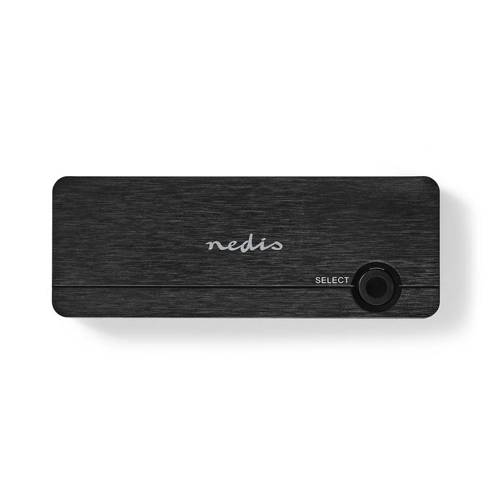 Nedis HDMI Converter - USB-C Female / 2x HDMI Input / 4x USB A Female, 1x HDMI Output, 1-way, ABS - Anthracite