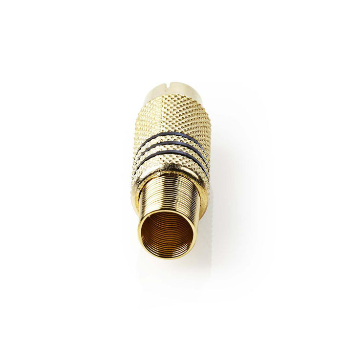 Valueline Connector RCA Male Gold/Black