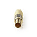 Valueline Connector RCA Male Gold/Black