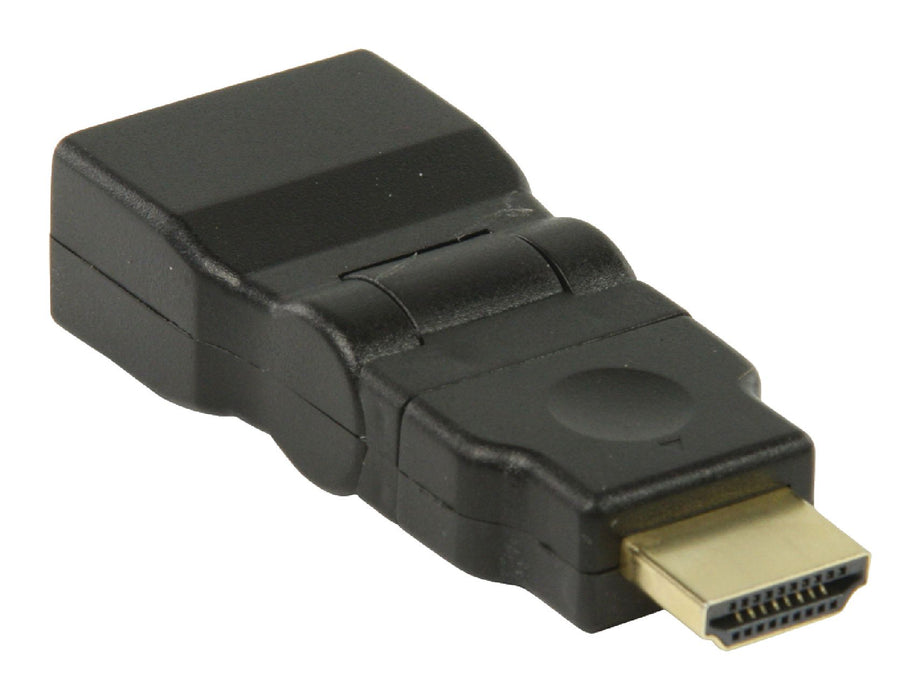 Valueline High Speed HDMI with Ethernet Adapter Swivel HDMI Connector - HDMI Female Black