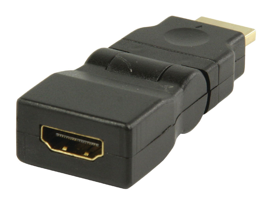 Valueline High Speed HDMI with Ethernet Adapter Swivel HDMI Connector - HDMI Female Black