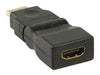 Valueline High Speed HDMI with Ethernet Adapter Swivel HDMI Connector - HDMI Female Black