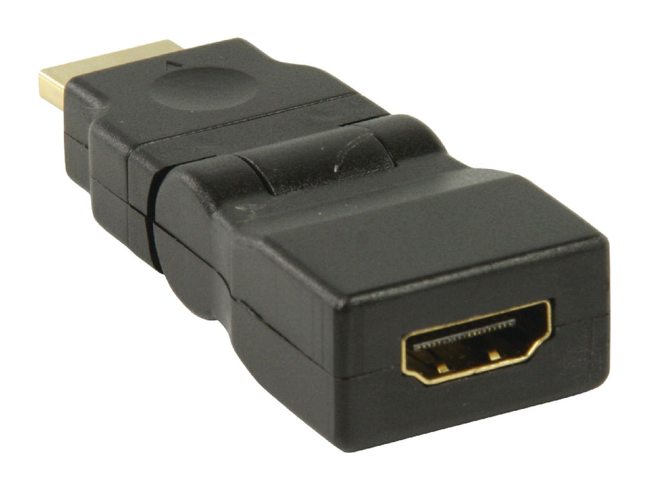 Valueline High Speed HDMI with Ethernet Adapter Swivel HDMI Connector - HDMI Female Black