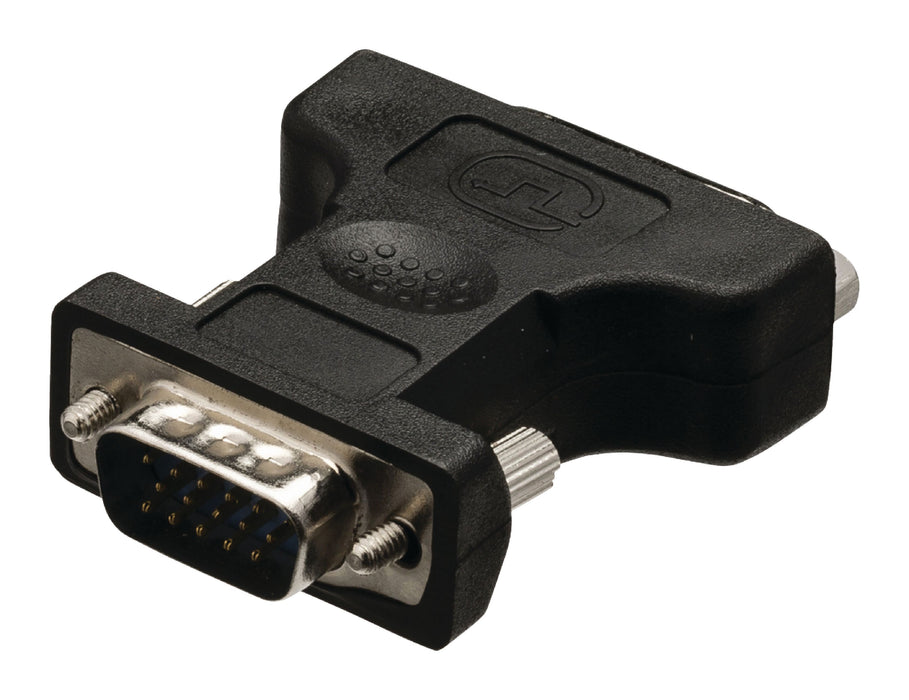 Valueline VGA Adapter VGA Male - DVI-I 24+5-Pin Female Black