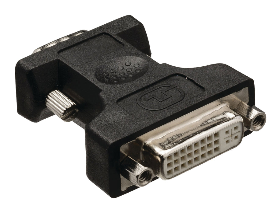 Valueline VGA Adapter VGA Male - DVI-I 24+5-Pin Female Black