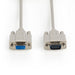 Valueline Serial Cable D-SUB 9-Pin Male - D-SUB 9-Pin Female 0.50 m Ivory