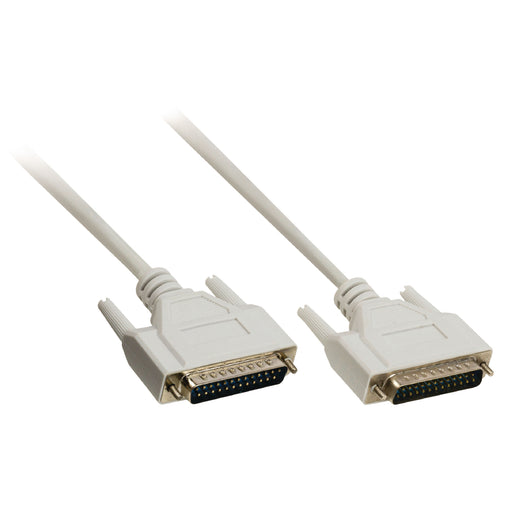 Valueline Serial Cable D-SUB 25-Pin Male - D-SUB 25-Pin Male 3.00 m Ivory