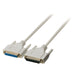 Valueline Serial Cable D-SUB 25-Pin Male - D-SUB 25-Pin Female 10.0 m Ivory