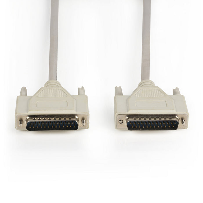 Valueline Serial Cable D-SUB 25-Pin Male - D-SUB 25-Pin Female 3.00 m Ivory