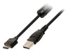 Valueline USB 2.0 Cable USB-A Male - Canon 12-Pin Male 2.00 m Black