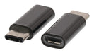 Valueline USB 2.0 Adapter USB-C Male - USB Micro B Female Black