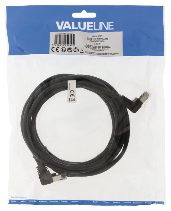 Valueline CAT5e SF/UTP Network Cable RJ45 (8P8C) Male - RJ45 (8P8C) Male 3.00 m Black