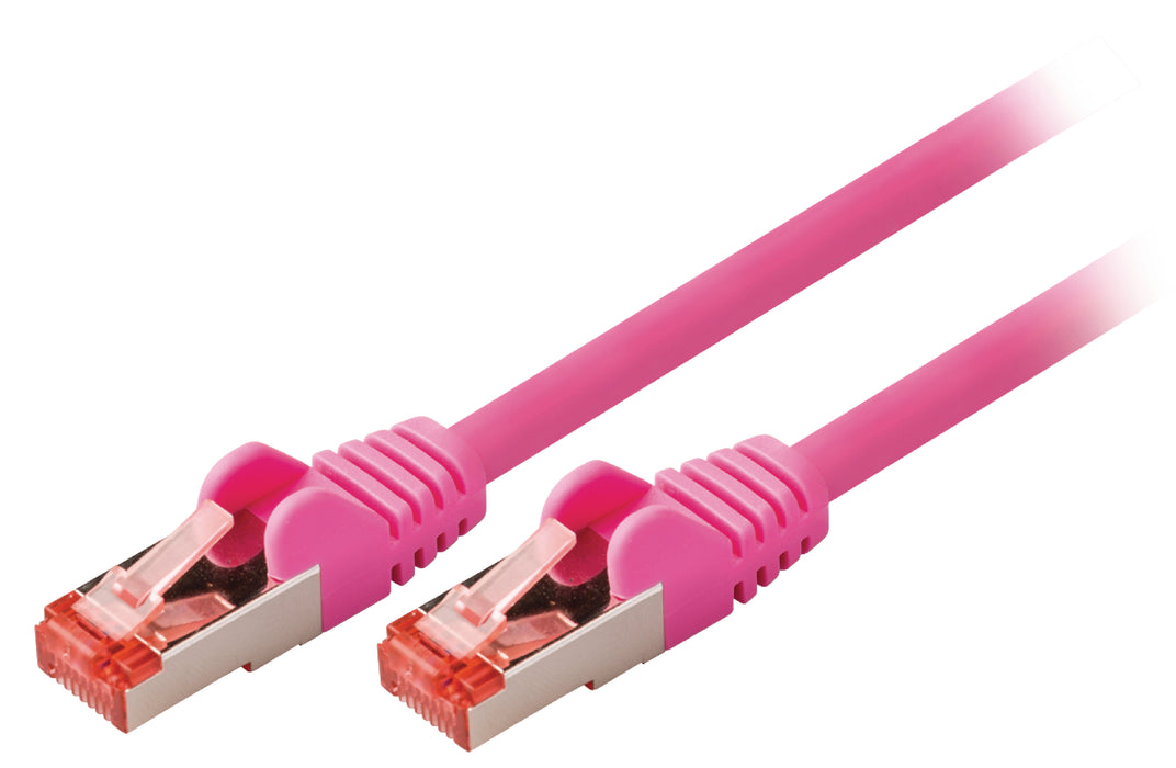 Valueline CAT6 S/FTP Network Cable RJ45 (8P8C) Male - RJ45 (8P8C) Male 20.0 m Pink