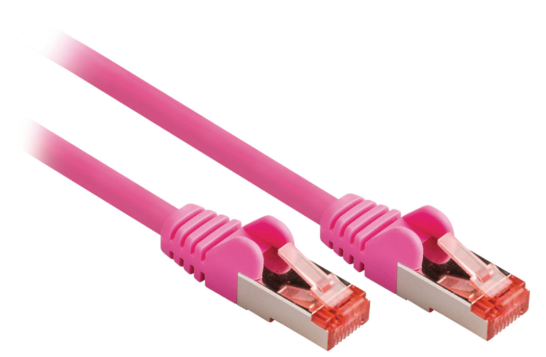 Valueline CAT6 S/FTP Network Cable RJ45 (8P8C) Male - RJ45 (8P8C) Male 20.0 m Pink