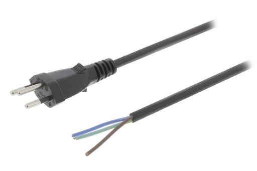 Valueline Swiss Power Cable CH Type 12 3.00 m Black