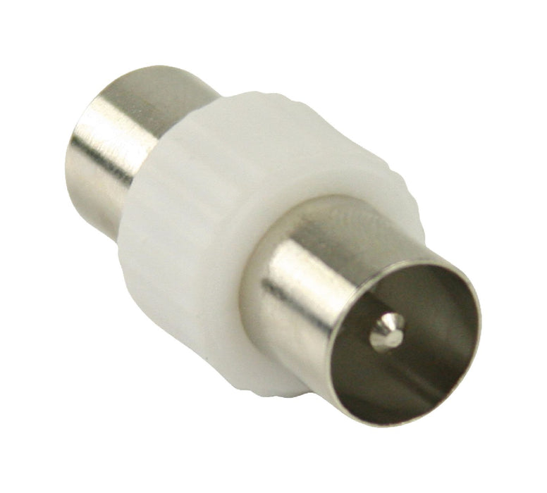 Valueline Coax Adapter Coax Male - Coax Male White