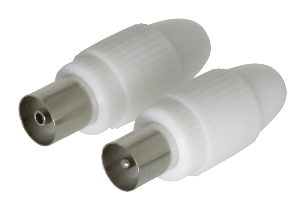 Valueline Coax Connector Male - Female White