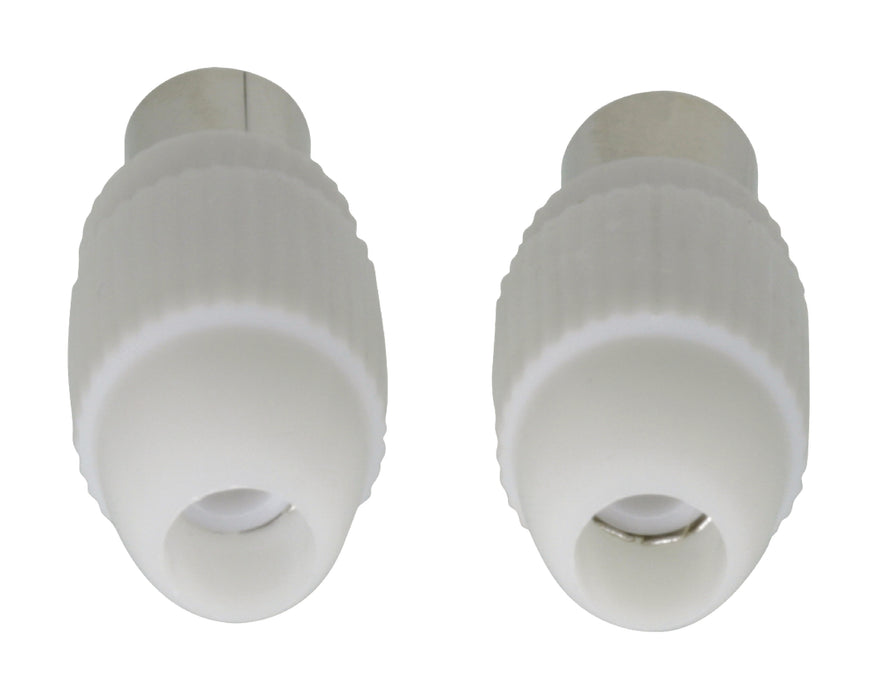 Valueline Coax Connector Male - Female White