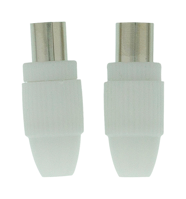 Valueline Coax Connector Male - Female White