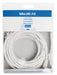 Valueline Antenna Cable F-Male Quick - F-Male Quick 10.0 m White