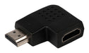 Valueline High Speed HDMI with Ethernet Adapter Angled Left HDMI Connector - HDMI Female Black