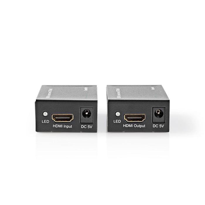 Nedis HDMI Extender - Over Cat6, up to 60.0 m, 1080p, Metal - Anthracite