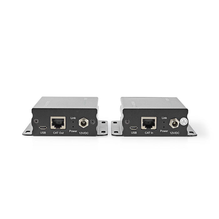 Nedis HDMI Extender - Over Cat6, up to 50.0 m, 4K@30Hz, Metal - Anthracite