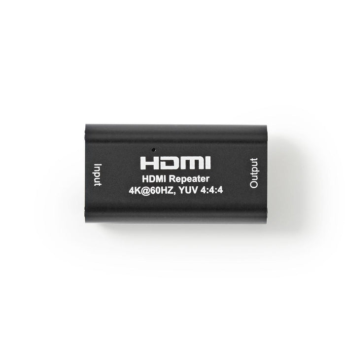 Nedis HDMI Repeater - 40.0 m, 4K@60Hz, 18 Gbps, Metal - Anthracite