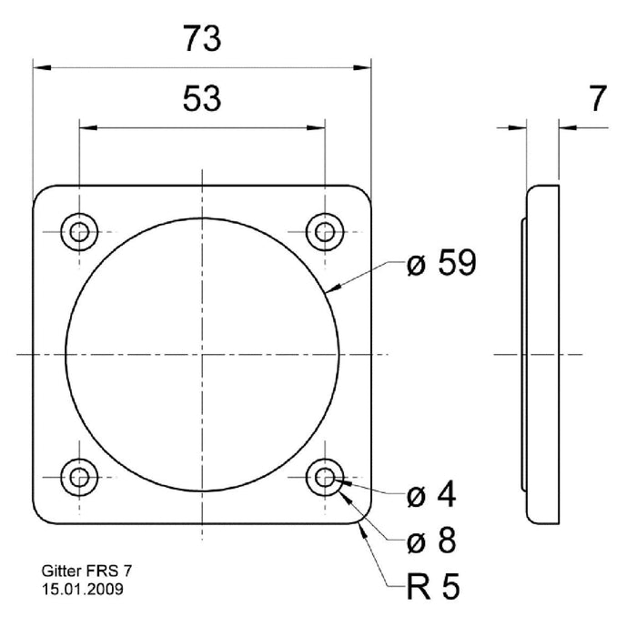 Visaton Protective Grill FRS 7