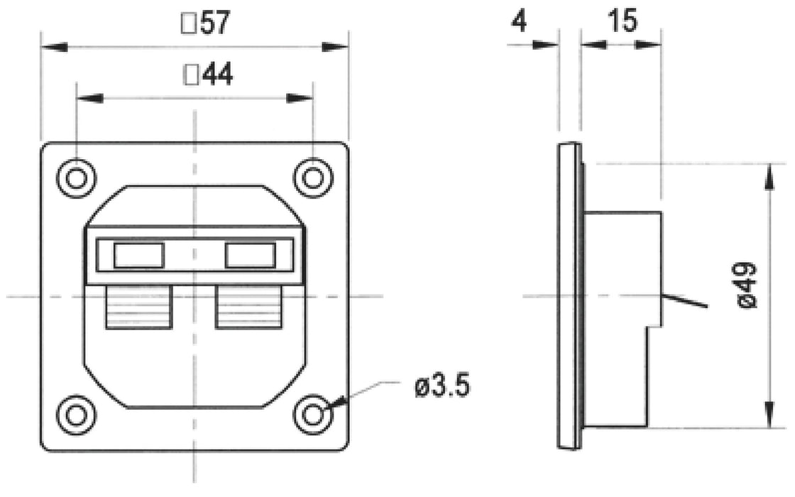 Visaton PT 57 NG - Loudspeaker terminal