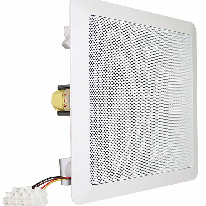 Visaton DL 18/2 SQ - 8 Ohm/100 V - 2-way ceiling and in-wall loudspeaker