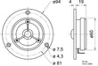 Visaton DT 94 - 8 Ohm - 20 mm (0.8&quot;) polycarbonate HiFi driver